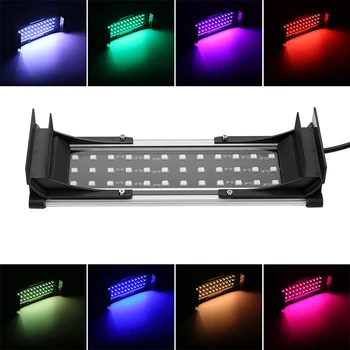 8W 5050 SMD 36LED Aquarium Light Remote Control RGB Lighting For Aquarium Dimmable Fish Tank Lamp UK/EU/US Plug luz Verlichting
8W 5050 SMD 36LED Aquarium Light Remote Control RGB Lighting For Aquarium Dimmable Fish Tank Lamp UK/EU/US Plug luz Verlichting