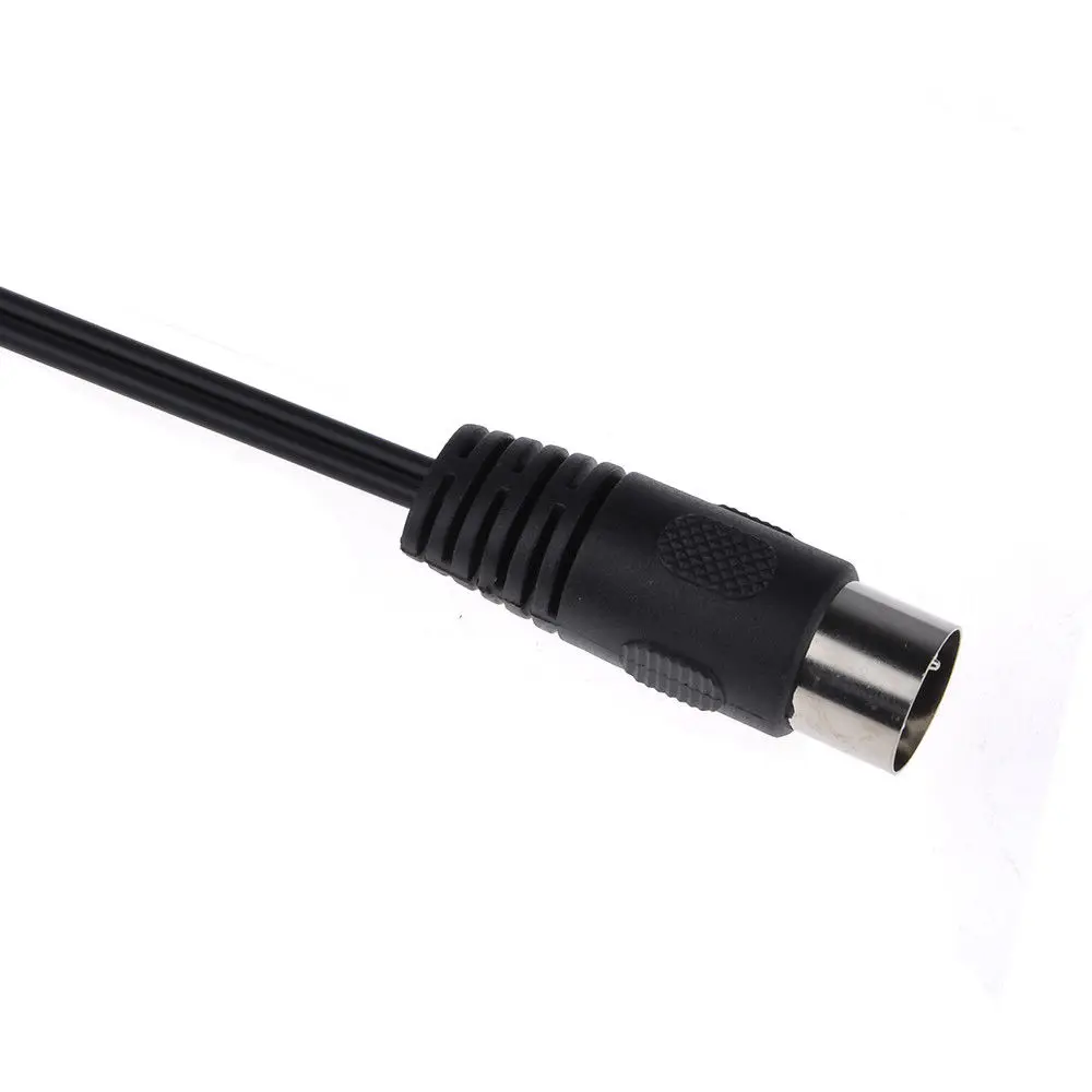 1.5m Jack Stereo Audio Extension Cable 5 Pin DIN Male to 2RCA Male Video TV A/V Lead Converter Cable Adapter