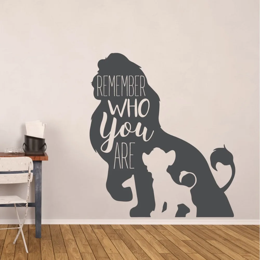 Cartoon Simba and Mufasa Lion King Animal Wall Sticker For Baby Boys Girls Room Decoration Vinyl Art Design Poster Mural W555
Cartoon Simba and Mufasa Lion King Animal Wall Sticker For Baby Boys Girls Room Decoration Vinyl Art Design Poster Mural W555