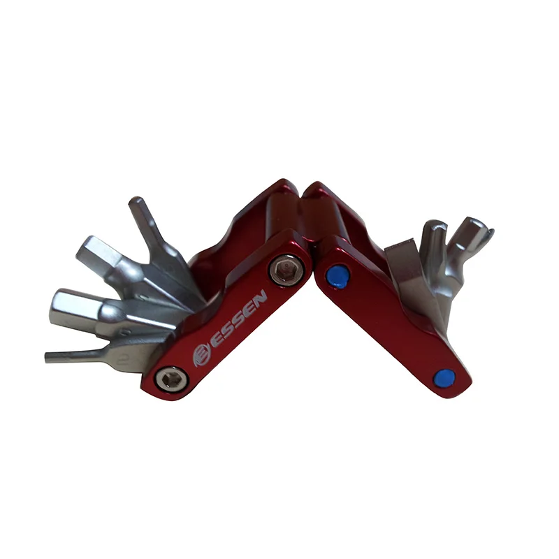 ESSEN Mini Bicycle Repair Tool 18 in 1 Moutain Road Bike Tool Cycling Multi Repair Tools Kit Wrench herramientas para bicicleta
ESSEN Mini Bicycle Repair Tool 18 in 1 Moutain Road Bike Tool Cycling Multi Repair Tools Kit Wrench herramientas para bicicleta