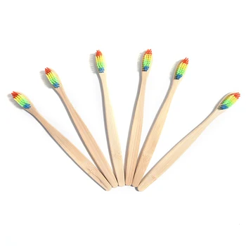 10PCS Environmentally Wood Toothbrush Novelty Bamboo Tooth Brush Bamboo Fibre Wooden Handle Teeth Whitening Rainbow
10PCS Environmentally Wood Toothbrush Novelty Bamboo Tooth Brush Bamboo Fibre Wooden Handle Teeth Whitening Rainbow
