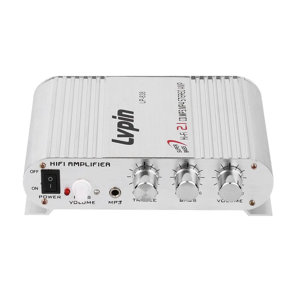 New Mini Hi-Fi Stereo Car Amplifier Booster Auto Motor Boat Home Audio Bass Speaker Verstarker Vehicle 12V 20W CD MP3 Radio
New Mini Hi-Fi Stereo Car Amplifier Booster Auto Motor Boat Home Audio Bass Speaker Verstarker Vehicle 12V 20W CD MP3 Radio