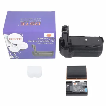 DSTE BG-E7 Multi-Power Vertical Battery Grip Handgrip Holder with 2PCS LP-E6 Battery for Canon EOS 7D Camera
DSTE BG-E7 Multi-Power Vertical Battery Grip Handgrip Holder with 2PCS LP-E6 Battery for Canon EOS 7D Camera