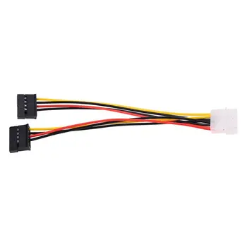 LP4 to 2 SATA Internal Power Splitter Cable (SATA Power Splitter Adapter Cable - 4 pin Molex 5.25 to 2 x SATA Converter)
LP4 to 2 SATA Internal Power Splitter Cable (SATA Power Splitter Adapter Cable - 4 pin Molex 5.25 to 2 x SATA Converter)