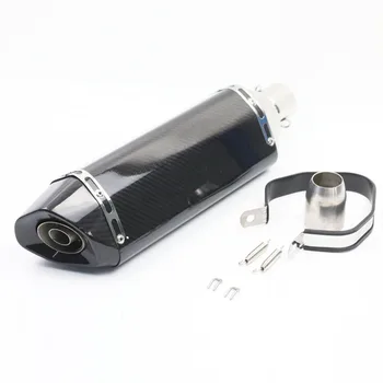 51MM inlet 470MM 47CM Length Universal Motorcycle Exhaust Carbon Fiber Muffler Motocross bike MotorcATV For yoshimura
51MM inlet 470MM 47CM Length Universal Motorcycle Exhaust Carbon Fiber Muffler Motocross bike MotorcATV For yoshimura