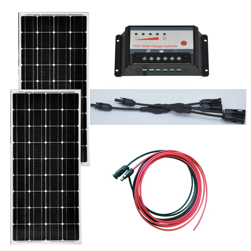solar panel kit 2 100w mono