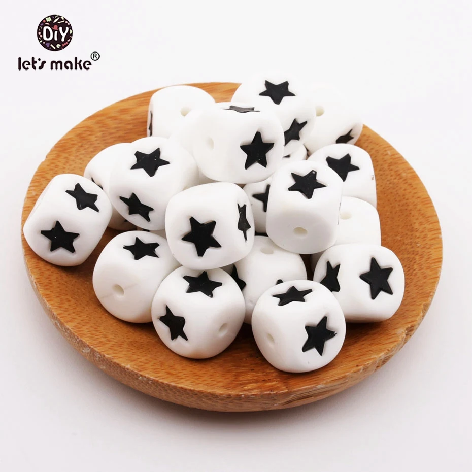 Let's make Baby Nursing Accessories Silicone Beads Star Heart Shape 10pc DIY Jewelry Bracelet Sensory Toys Silicone Beads
Let's make Baby Nursing Accessories Silicone Beads Star Heart Shape 10pc DIY Jewelry Bracelet Sensory Toys Silicone Beads