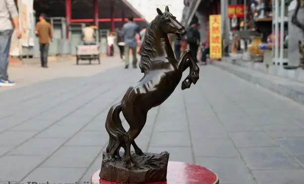 Chinese Palace Pure Bronze Feng shui Lucky steed Horse Auspicious Horses Statue
Chinese Palace Pure Bronze Feng shui Lucky steed Horse Auspicious Horses Statue