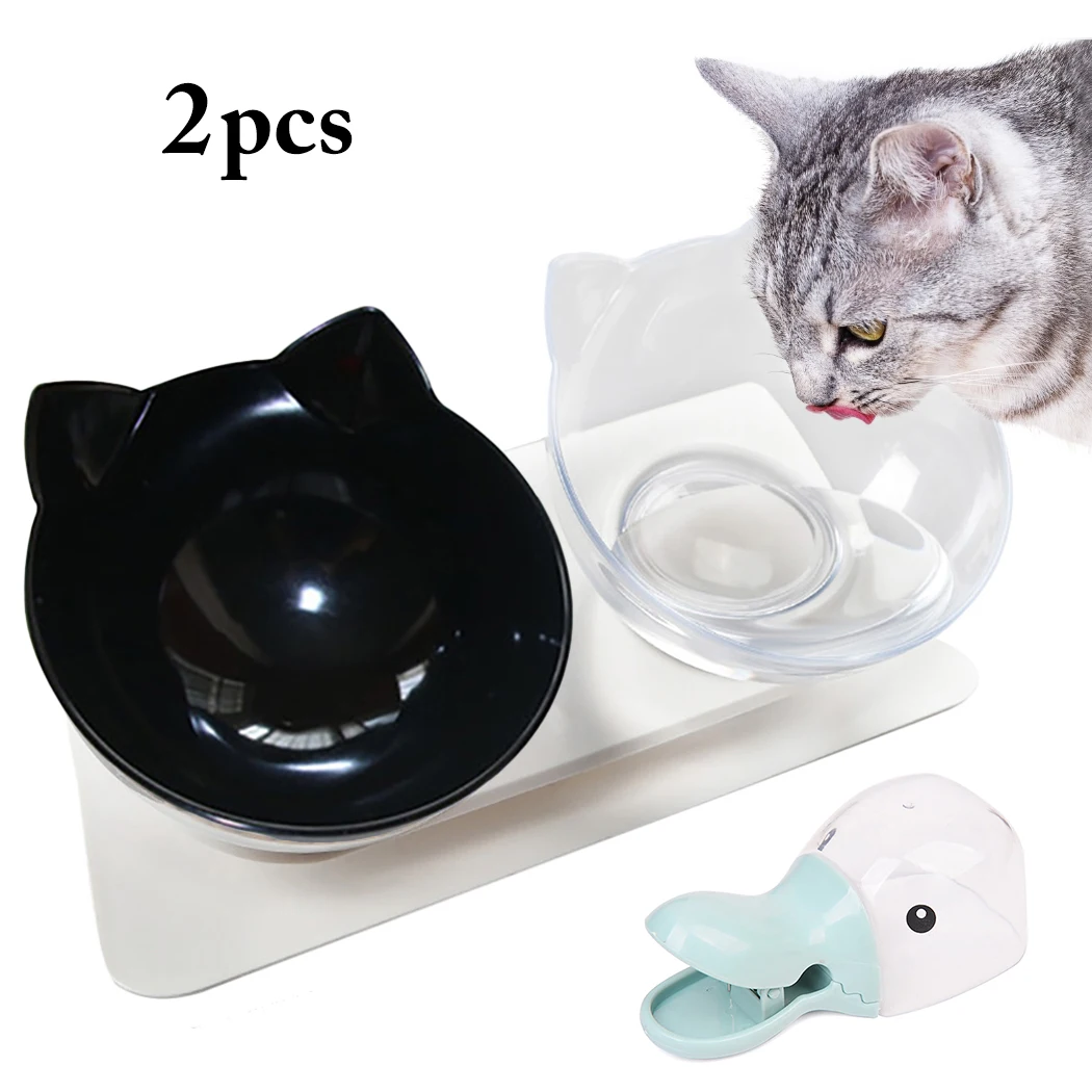 Cute Cat Face Shape Non-Slip Pet Bowls Adjustable Dual-Bowl Tilting Dog Food Bowl Cat Bowl With Food Scoop Pet Feeding Supplies
Cute Cat Face Shape Non-Slip Pet Bowls Adjustable Dual-Bowl Tilting Dog Food Bowl Cat Bowl With Food Scoop Pet Feeding Supplies