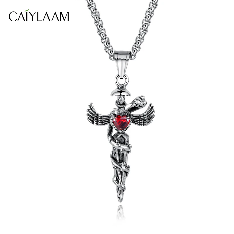 CAIYLAAM Vintage Style Animal Snake Pendant Necklaces for Men Jewelry Heart Crystal Necklace Cross Shape Jewelry Accessories
CAIYLAAM Vintage Style Animal Snake Pendant Necklaces for Men Jewelry Heart Crystal Necklace Cross Shape Jewelry Accessories
