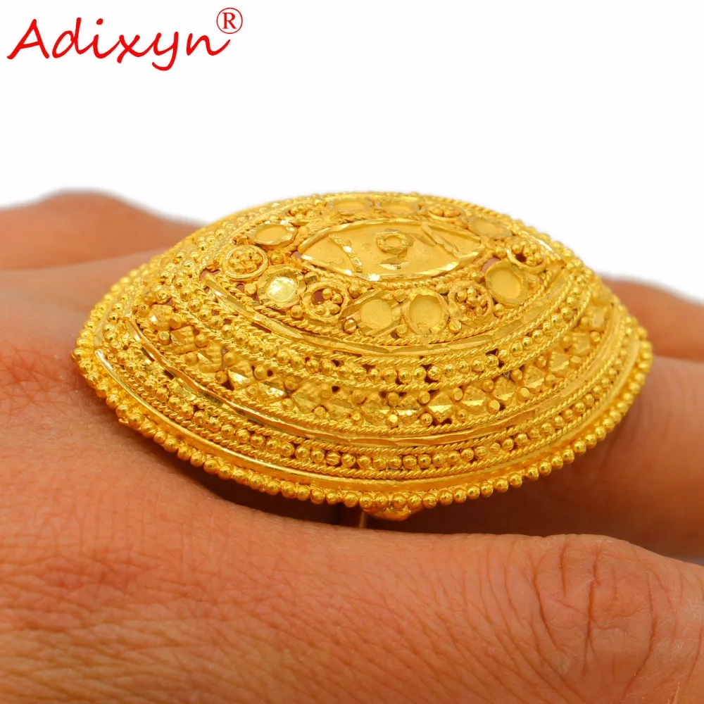 Adixyn Exaggeration Wide Ring Gold Color Trendy Delicate Wedding Jewelry for Women/Girls African/Ethiopian/Arab Items N03056
Adixyn Exaggeration Wide Ring Gold Color Trendy Delicate Wedding Jewelry for Women/Girls African/Ethiopian/Arab Items N03056