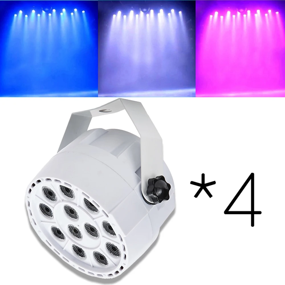 DHL Shipping 4PCS *12LEDs RGBW Color Mixing Par Stage Light Sound Activate DMX For Disco Party DJ Projector Lighting Effect
DHL Shipping 4PCS *12LEDs RGBW Color Mixing Par Stage Light Sound Activate DMX For Disco Party DJ Projector Lighting Effect