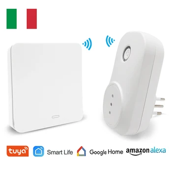 Voice Control Google Home Alexa Echo Smart Life Tuya Wifi Socket Italian Standard Plug Outlet App Timer and Remote Control
Voice Control Google Home Alexa Echo Smart Life Tuya Wifi Socket Italian Standard Plug Outlet App Timer and Remote Control