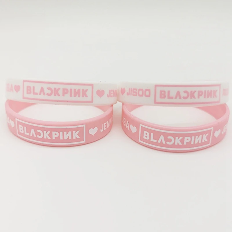 Korea POP Pink Color Super Star Fans BLACKPINK Beacelet Kpop Sport Jewelry Pulseras
Korea POP Pink Color Super Star Fans BLACKPINK Beacelet Kpop Sport Jewelry Pulseras