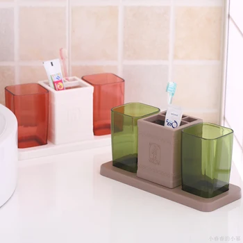 New Couple family home dual cup toothbrush holder suit toothbrush holder Organizer Bathroom Accessories
New Couple family home dual cup toothbrush holder suit toothbrush holder Organizer Bathroom Accessories