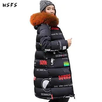 Winter Cotton-padded Clothes Black Gray Red Parkas Hooded Faux Fox Fur Both Sides Of Coat Warm Women 2018 Oversize Outerwear
Winter Cotton-padded Clothes Black Gray Red Parkas Hooded Faux Fox Fur Both Sides Of Coat Warm Women 2018 Oversize Outerwear