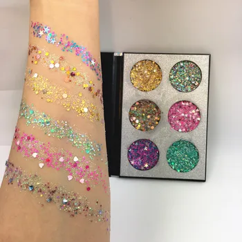 2018 New 6 Colors Glitter injections Pressed Glitter Eyeshadow Palette Diamond Rainbow Shimmer Makeup Palette Eyeshadow Pallete
2018 New 6 Colors Glitter injections Pressed Glitter Eyeshadow Palette Diamond Rainbow Shimmer Makeup Palette Eyeshadow Pallete