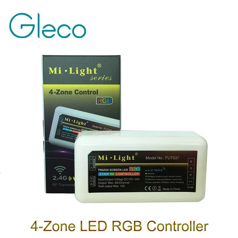 Mi Light 2.4G 4-Zone RGB LED Controller for RGB LED Strip 5050 LED Bar Light DC12V - 24V Max 10A
Mi Light 2.4G 4-Zone RGB LED Controller for RGB LED Strip 5050 LED Bar Light DC12V - 24V Max 10A