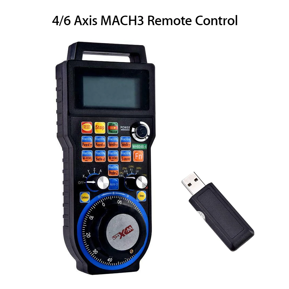 Engraving Machine Tools & accessories New 6 Axis Wireless CNC Handwheel Mach3 MPG Pendant Manual Pulse Generator MPG hand wheel
Engraving Machine Tools & accessories New 6 Axis Wireless CNC Handwheel Mach3 MPG Pendant Manual Pulse Generator MPG hand wheel