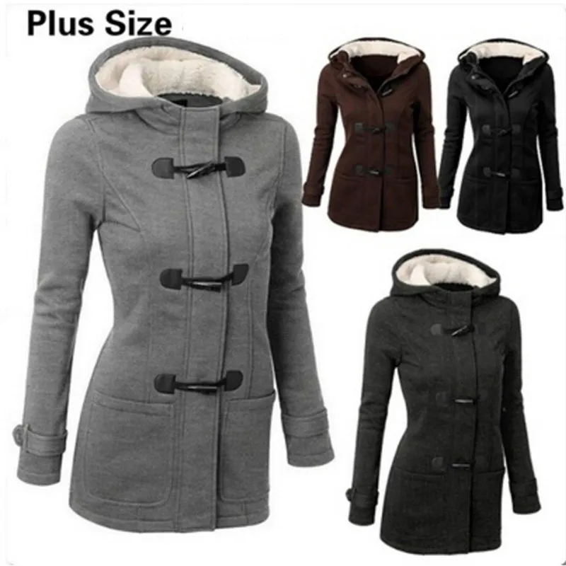 Women Basic jacket 2019 Spring Autumn Women casual Overcoat Female Hooded Coat Zipper Horn Button Outwear Jacket Casaco Feminino
Women Basic jacket 2019 Spring Autumn Women casual Overcoat Female Hooded Coat Zipper Horn Button Outwear Jacket Casaco Feminino