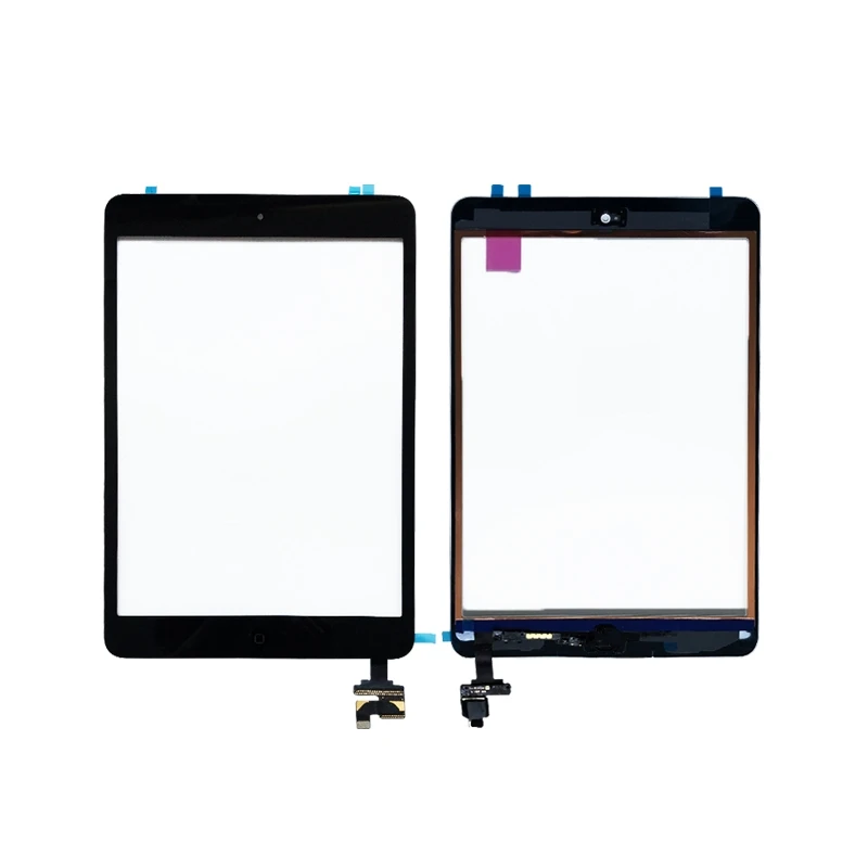 IPHT0209 For ipad Mini 1 Touch Glass Screen Digitizer Home Button Assembly with IC conector + Home button flex (4)