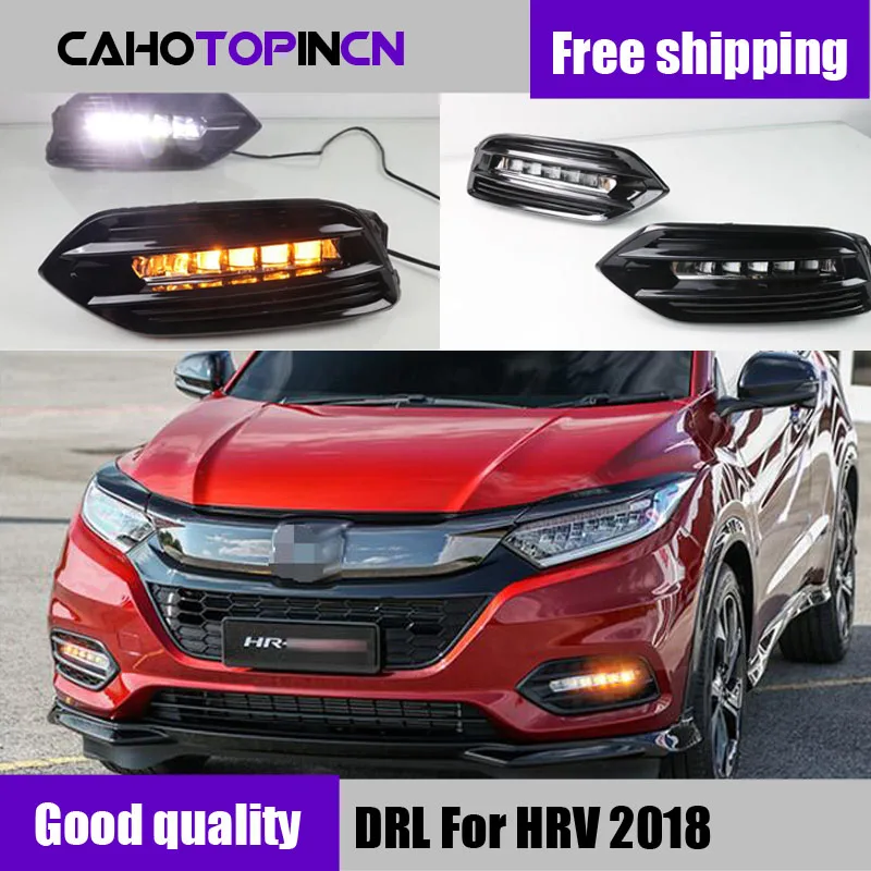2PCS LED Daytime Running Light For Hyundai HRV HR-V Vezel 2019 Yellow Turn Signal Function 12V Car DRL Fog Lamp Decoration
2PCS LED Daytime Running Light For Hyundai HRV HR-V Vezel 2019 Yellow Turn Signal Function 12V Car DRL Fog Lamp Decoration