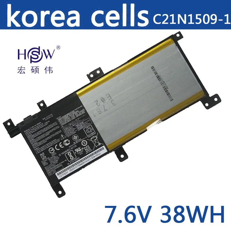 HSW C21N1509 Battery for ASUS Notebook X556UA X556UB X556UF X556UJ X556UQ X556UR X556UV bateria akku
HSW C21N1509 Battery for ASUS Notebook X556UA X556UB X556UF X556UJ X556UQ X556UR X556UV bateria akku