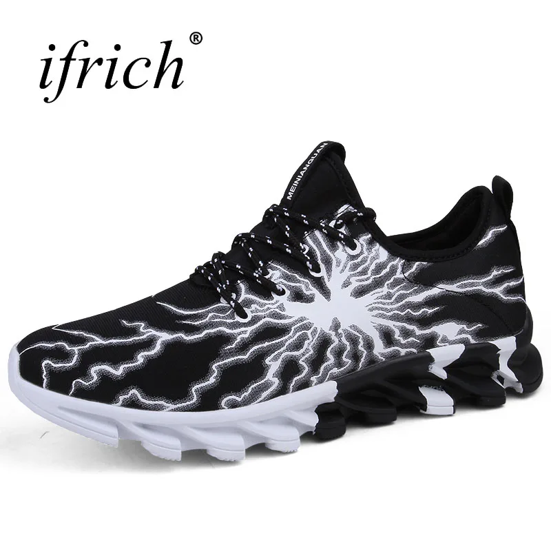 Ifrich New Trend Men Sport Running Sneakers Comfortable Male Sport Walking Shoes Blcak Track Running Shoes Cheap 
Ifrich New Trend Men Sport Running Sneakers Comfortable Male Sport Walking Shoes Blcak Track Running Shoes Cheap