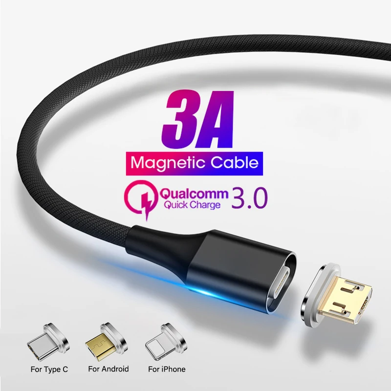 Magnetic USB Type C Cable For iPhone Cable Charger Fast Charging Micro USB C Wire Mobile Phone Cable For Xiaomi Redmi Note 7 Pro
Magnetic USB Type C Cable For iPhone Cable Charger Fast Charging Micro USB C Wire Mobile Phone Cable For Xiaomi Redmi Note 7 Pro