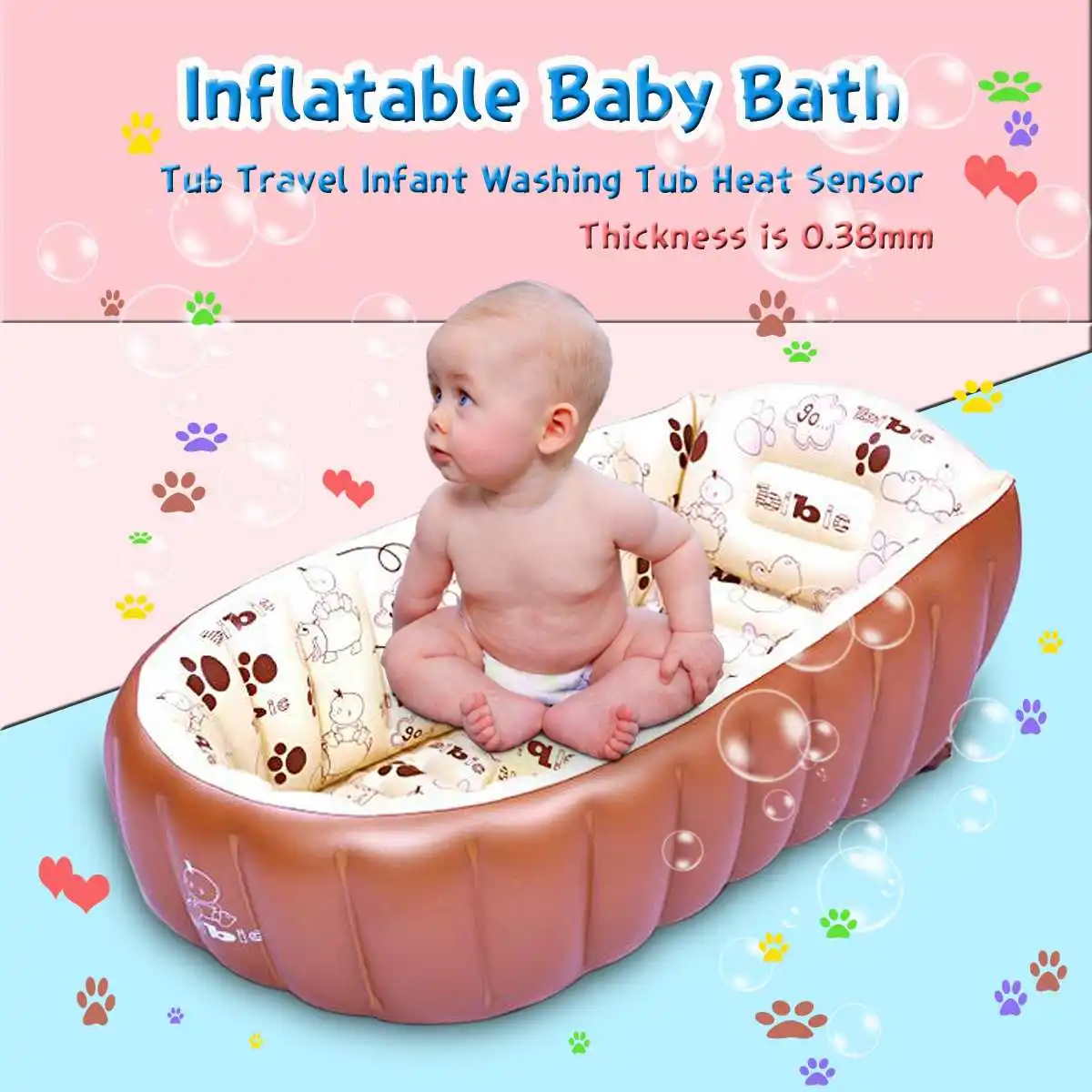 Portable inflatable bath Tub Heat Retaining PVC Inflatable Soft Baby Bathtub Washbowl Tub For Baby Bathing Playing Home Bathroom
Portable inflatable bath Tub Heat Retaining PVC Inflatable Soft Baby Bathtub Washbowl Tub For Baby Bathing Playing Home Bathroom