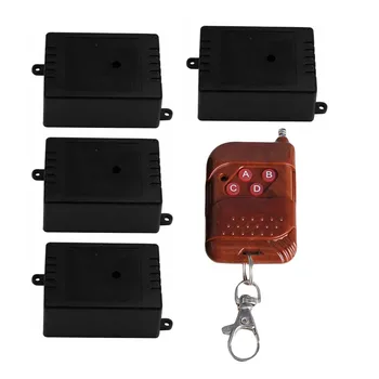 1CH 433MHz Inching/Self-lock 4-Key Brown Remote Control 4 Receivers 24V
1CH 433MHz Inching/Self-lock 4-Key Brown Remote Control 4 Receivers 24V
