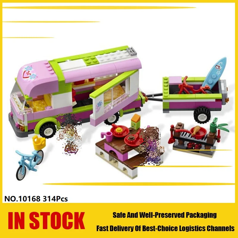 Bela 10168 314Pcs original Friends RV Plastic Building Blocks Girls education Adventure Camper Bricks Toys Compatible with
Bela 10168 314Pcs original Friends RV Plastic Building Blocks Girls education Adventure Camper Bricks Toys Compatible with