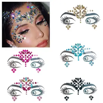 3D Crystal Face Diamond Sticker Festival Party DIY Face Jewelry Temporary Tattoo Acrylic Resin Drill Body Glitter Sticker 
3D Crystal Face Diamond Sticker Festival Party DIY Face Jewelry Temporary Tattoo Acrylic Resin Drill Body Glitter Sticker