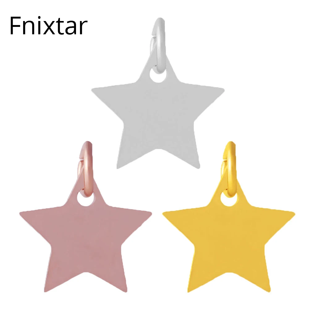 Fnixtar 12*13mm 3 Colors Stainless Steel Stars Metal Charm Pendants for DIY Making Jewelry Polishing Charms Bracelet 10pcs/lot
Fnixtar 12*13mm 3 Colors Stainless Steel Stars Metal Charm Pendants for DIY Making Jewelry Polishing Charms Bracelet 10pcs/lot