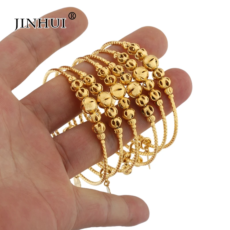 Jin Hui African Ethiopia Fashion gold color bell bangles jewelry women Party wedding gifts Stretchable Adjustable size Bracelet
Jin Hui African Ethiopia Fashion gold color bell bangles jewelry women Party wedding gifts Stretchable Adjustable size Bracelet