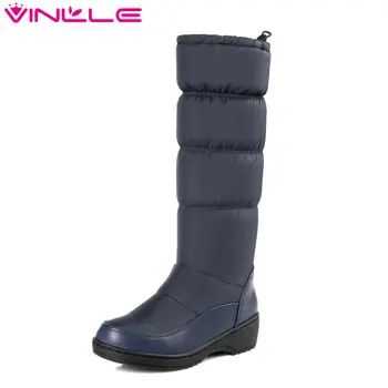 VINLLE Casual 2020 Warm Plush Snow Boots Women Platform Winter Mid-Calf Boot Wedge High Heel Simple Fashion Boots Big Size 34-43
VINLLE Casual 2020 Warm Plush Snow Boots Women Platform Winter Mid-Calf Boot Wedge High Heel Simple Fashion Boots Big Size 34-43