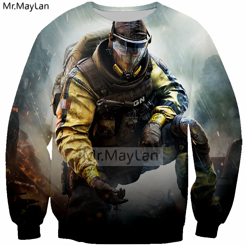 Hot Game Rainbow Six Siege 3D Print Sweatshirt Men/Women Hiphop Streetwear Pullover Hoodies 2018 Mens Blue Tops Clothes Harajuku
Hot Game Rainbow Six Siege 3D Print Sweatshirt Men/Women Hiphop Streetwear Pullover Hoodies 2018 Mens Blue Tops Clothes Harajuku