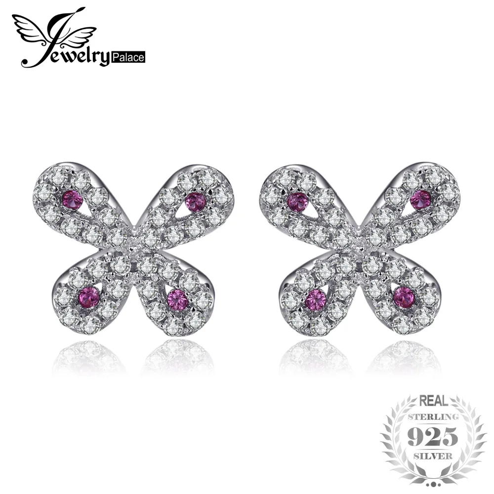 Jewelrypalace Butterfly 0.38ct Created Ruby Cubic Zirconia Studs Earrings 925 Sterling Silver Fine Jewelry Fashion Party Gifts
Jewelrypalace Butterfly 0.38ct Created Ruby Cubic Zirconia Studs Earrings 925 Sterling Silver Fine Jewelry Fashion Party Gifts