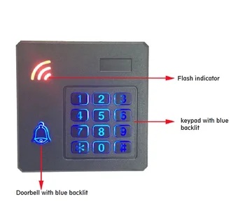 DC12V 125Khz Door Access Control RFID Keypad Reader For lift and gate opener Access
DC12V 125Khz Door Access Control RFID Keypad Reader For lift and gate opener Access
