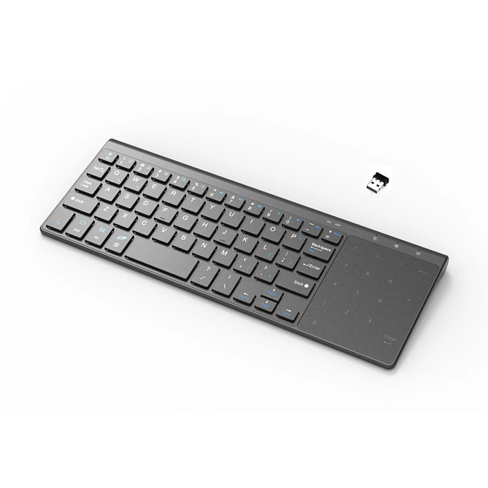 Lightweight Durable Wireless Keyboard Practical With Number Touchpad Thin Universal 2.4GHz USB Mini Plug And Play Portable #2
Lightweight Durable Wireless Keyboard Practical With Number Touchpad Thin Universal 2.4GHz USB Mini Plug And Play Portable #2
