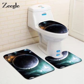 Zeegle Star Pattern Bathroom Carpet 3 pieces Toilet Rug Set Non-slip Bath Mats Shower Room Pad Doormats Absorbent Toilet Cover
Zeegle Star Pattern Bathroom Carpet 3 pieces Toilet Rug Set Non-slip Bath Mats Shower Room Pad Doormats Absorbent Toilet Cover