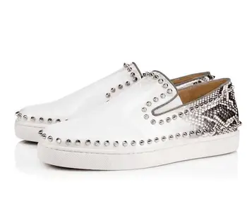 Luxury Men Shoes White Snake Print Leather Loafers Round Toe Rubber Sole Loafers Moccasins Shoes Low Hop Shoes Big Sizes Men
Luxury Men Shoes White Snake Print Leather Loafers Round Toe Rubber Sole Loafers Moccasins Shoes Low Hop Shoes Big Sizes Men