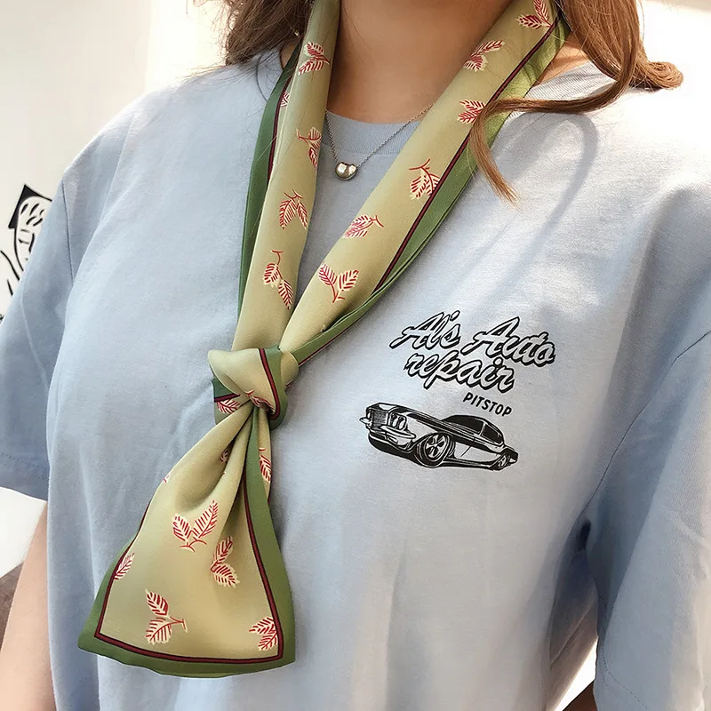 Satin Silk Scarf Women Floral Long Ribbon Spring Female Girl Scarves Headband Hairband Bag Hat Ribbon Neck Head Scarf 100*9cm
Satin Silk Scarf Women Floral Long Ribbon Spring Female Girl Scarves Headband Hairband Bag Hat Ribbon Neck Head Scarf 100*9cm