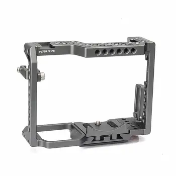 WARAXE GH5 Camera Cage Built-in Quick Release Fits Arca Swiss for Panasonic GH5 GH4 ,1/4" and 3/8" Threaded Holes Cold Shoe Base
WARAXE GH5 Camera Cage Built-in Quick Release Fits Arca Swiss for Panasonic GH5 GH4 ,1/4" and 3/8" Threaded Holes Cold Shoe Base