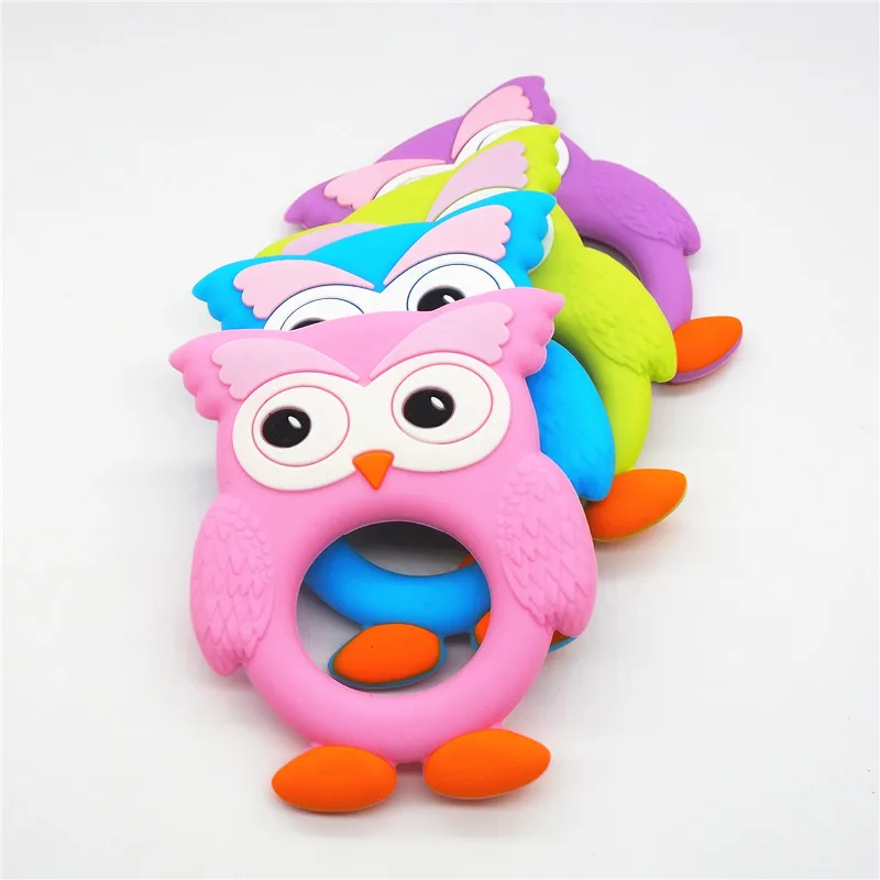 Chenkai 10PCS BPA Free Silicone Owl Teether DIY Newborn Baby Nursing Chewing Mommy Jewelry Night Animal Grib Crafts Toy Gift
Chenkai 10PCS BPA Free Silicone Owl Teether DIY Newborn Baby Nursing Chewing Mommy Jewelry Night Animal Grib Crafts Toy Gift