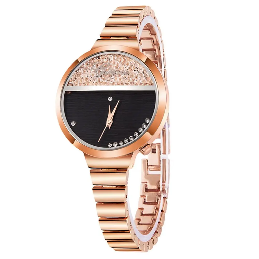 Fashion Women Waterproof Rhinestone Round Dial Quartz Analog Wristwatches Gifts SANWOOD
Fashion Women Waterproof Rhinestone Round Dial Quartz Analog Wristwatches Gifts SANWOOD