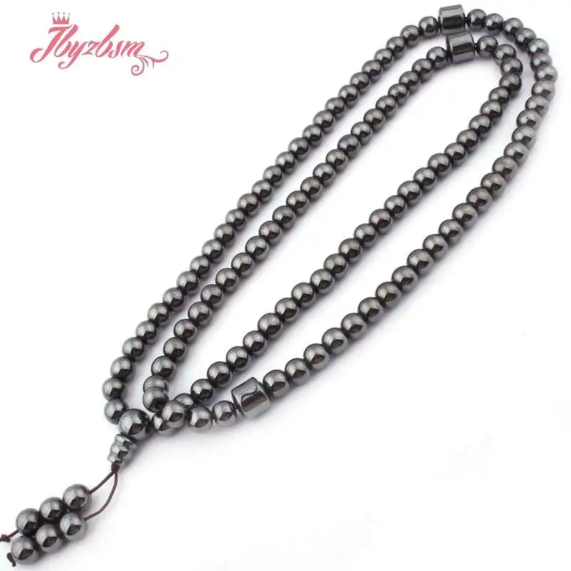 8mm Black Round (No Magnetic) Hematite Natural Stone Beads Tibetan Pyayer Mala Buddish 108 Prayer Beads 31" Free Shipping
8mm Black Round (No Magnetic) Hematite Natural Stone Beads Tibetan Pyayer Mala Buddish 108 Prayer Beads 31" Free Shipping