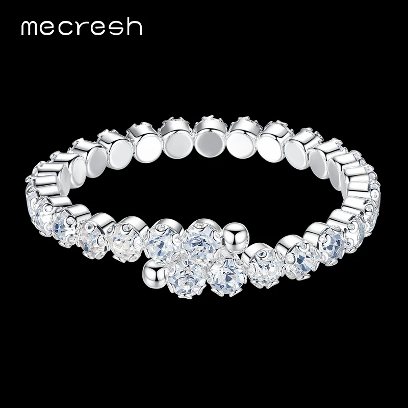 Mecresh Simple Round Rhinestones Bangle & Bracelets for Women Clear Crystal Wedding Party Pulseiras Hot Christmas Gift SL106-1
Mecresh Simple Round Rhinestones Bangle & Bracelets for Women Clear Crystal Wedding Party Pulseiras Hot Christmas Gift SL106-1
