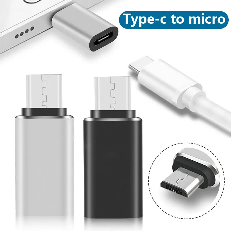 Smart Mobilephone Transformation Connector Converter Type-C To Micro USB Aluminium Alloy Convenient Transfer Adapter
Smart Mobilephone Transformation Connector Converter Type-C To Micro USB Aluminium Alloy Convenient Transfer Adapter
