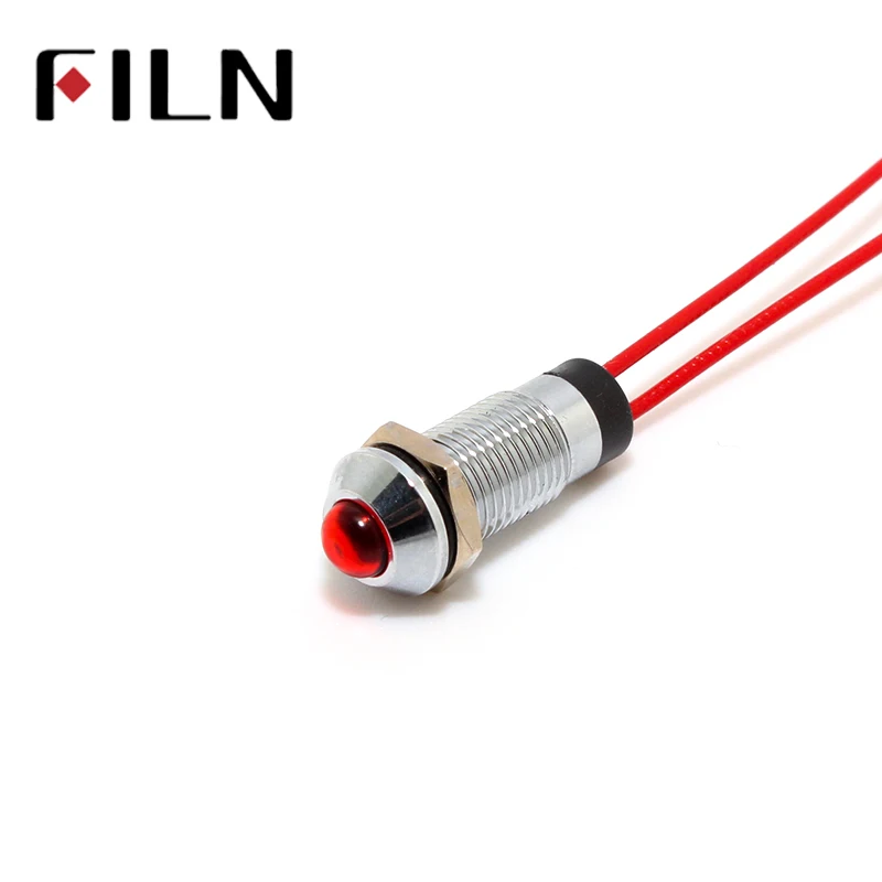 8mm 12v indicator light